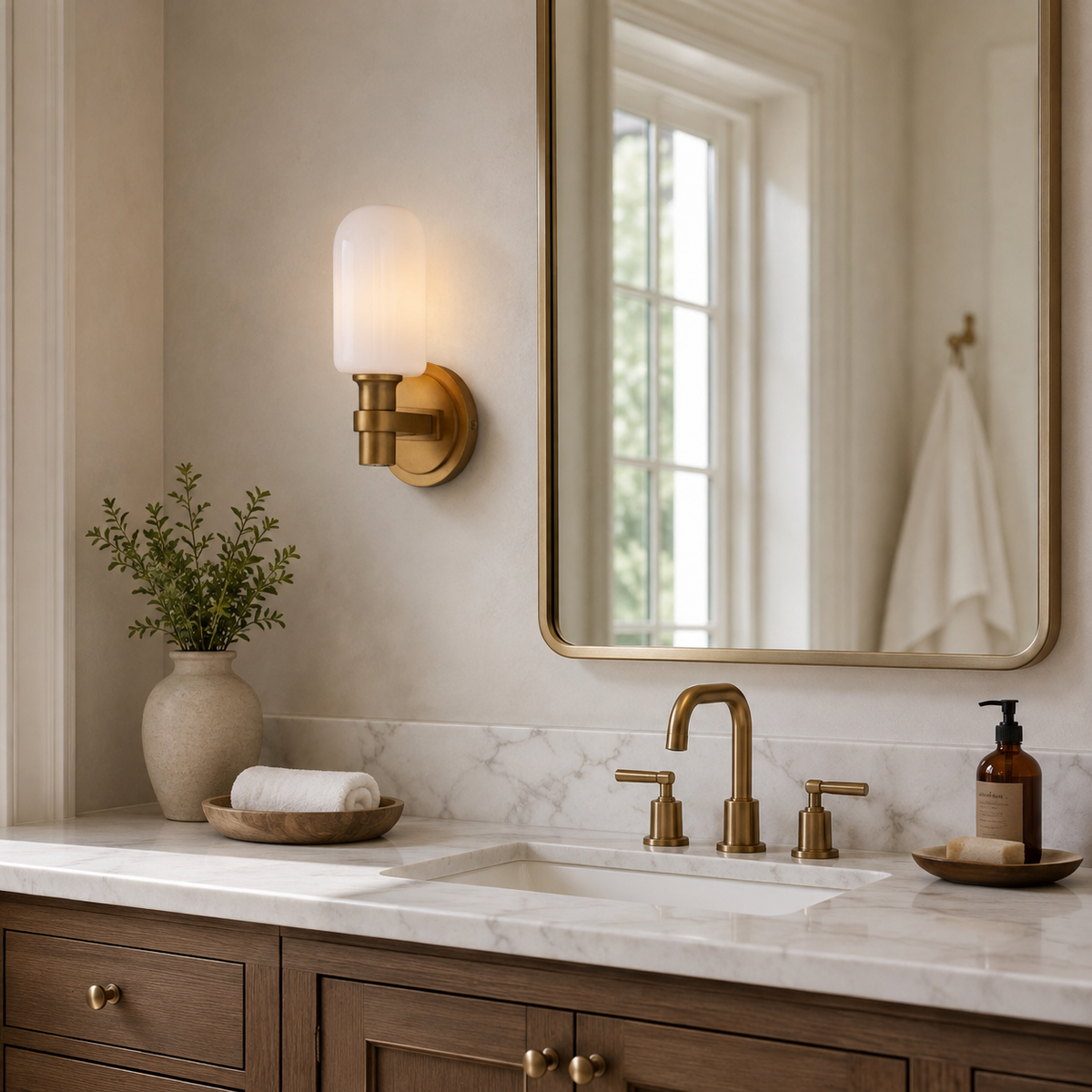 Solus Capsule Glass Wall Sconce — product view 7