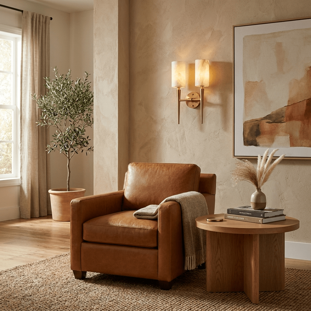 Spire Alabaster Twin Sconce — product view 6