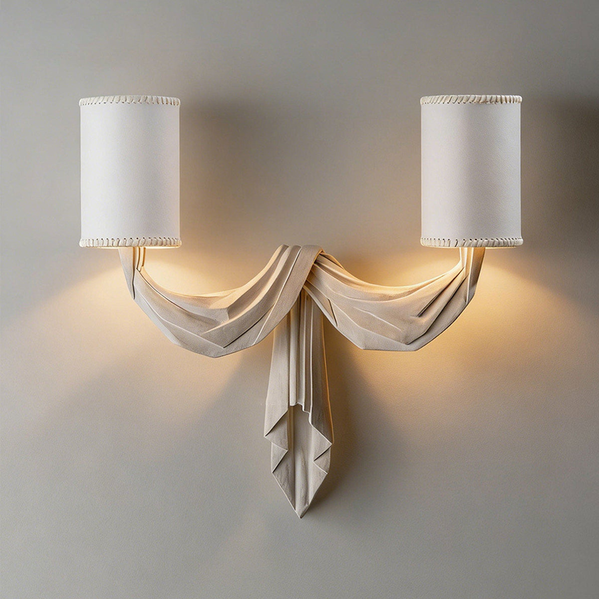 Teatro Draped Double Wall Sconce — product view 4