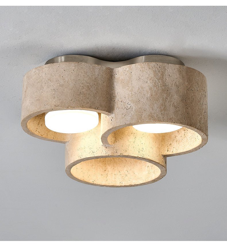 Trevi Travertine Cluster Ceiling Light — product view 4