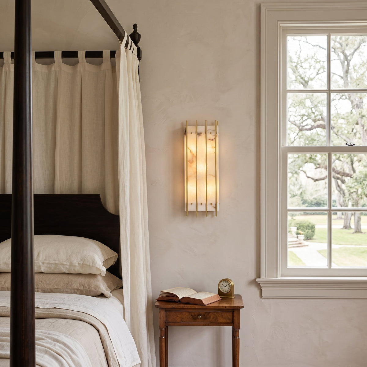 Tribeca Alabaster Wall Sconce — product view 7