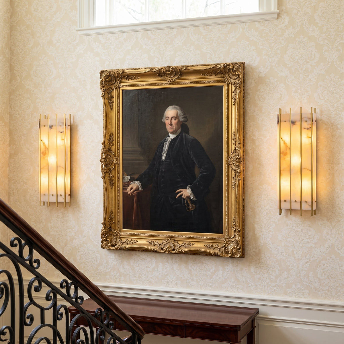Tribeca Alabaster Wall Sconce — product view 4