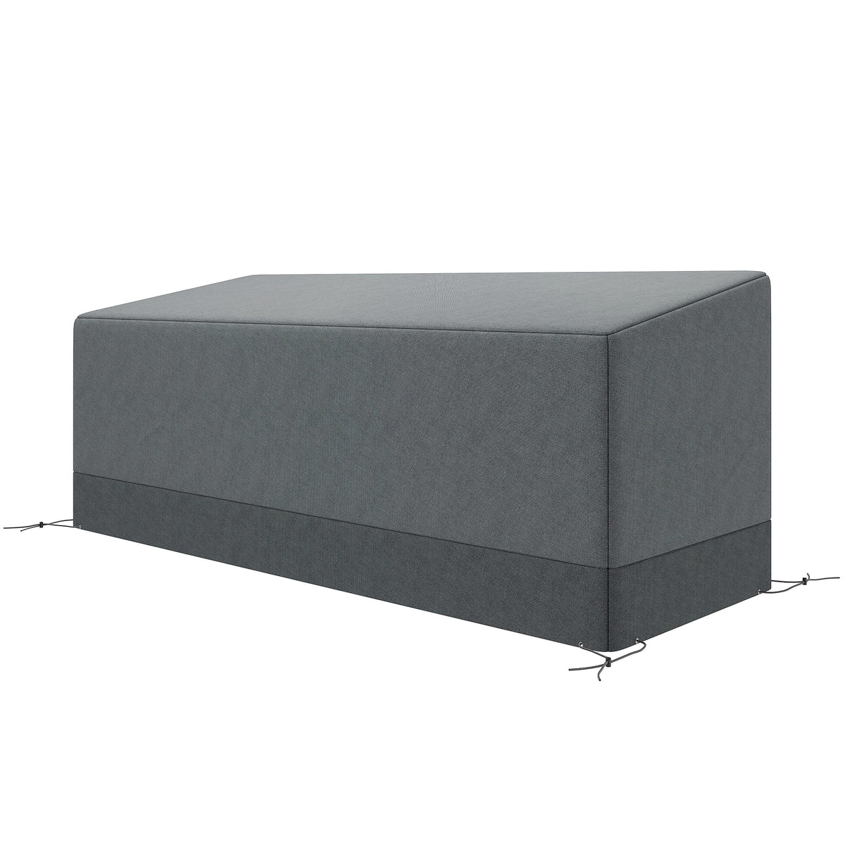 75" x 28.3" x 29.9" Waterproof Patio Sofa Cover, Grey — product view 2