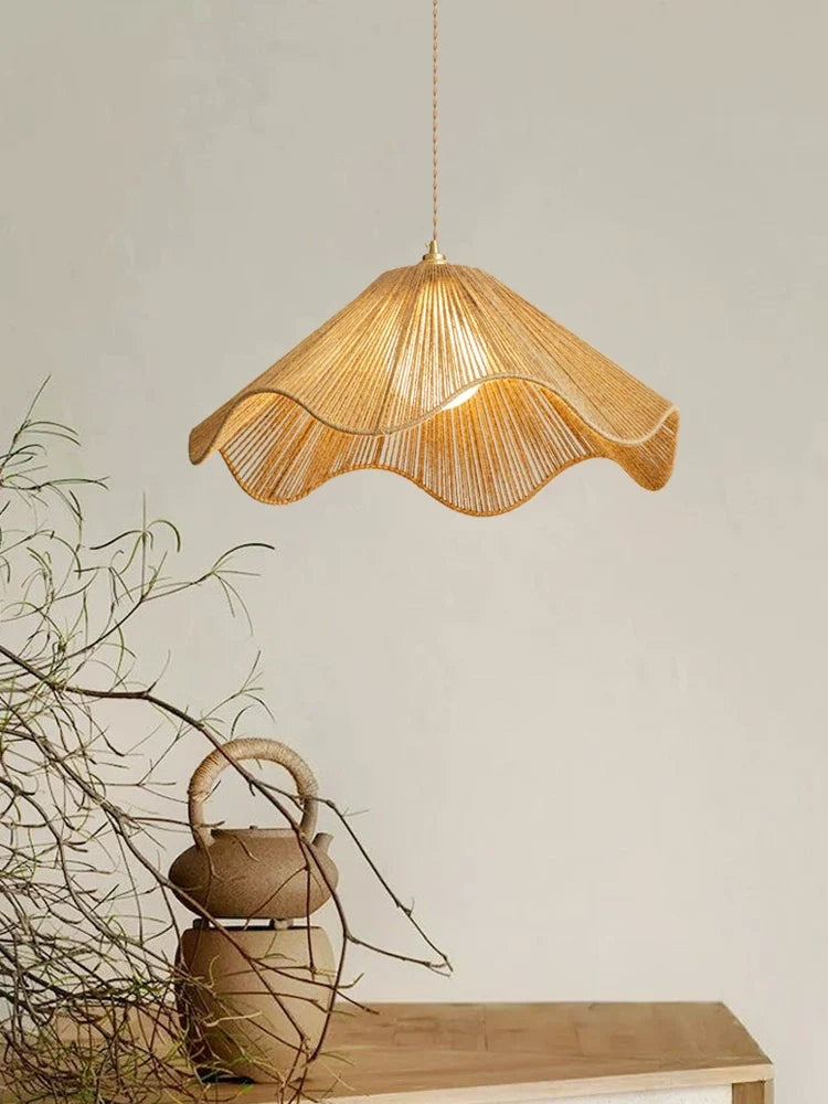 Umbel Hemp Rope Pendant Lamp — product view 6