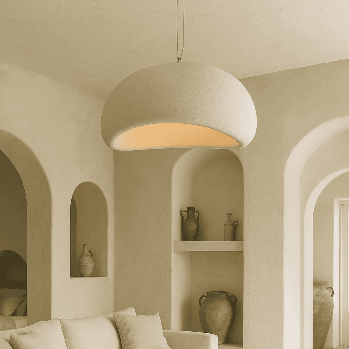 Santorini Serenity Chandelier Pendant Light Modern Dining Room Living Room — product view 2
