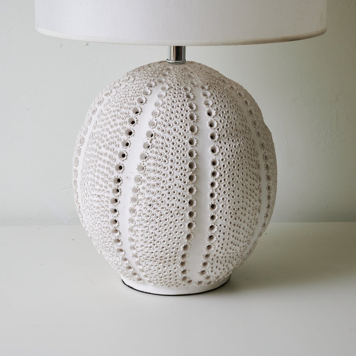 Urchin Textured Ceramic Table Lamp — product view 4