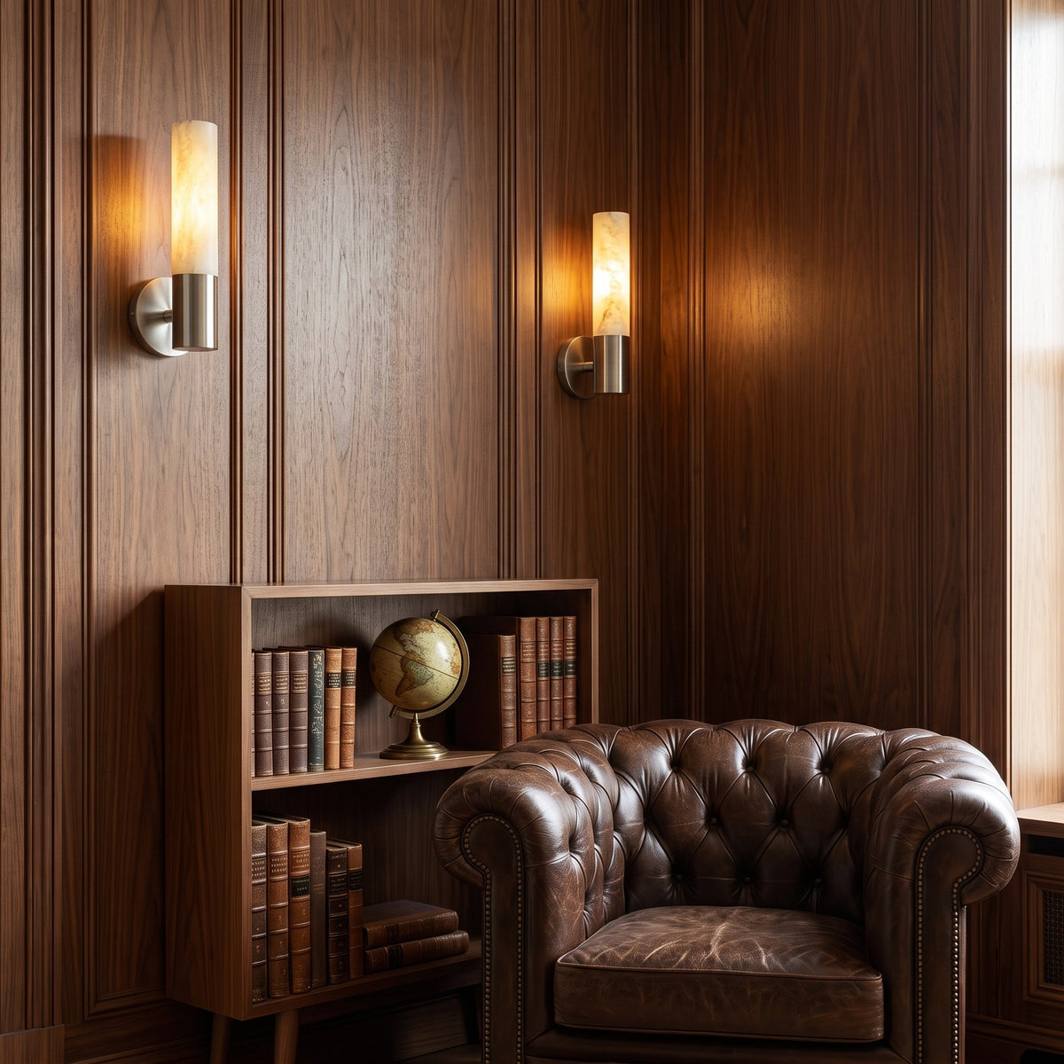 Villars Alabaster Wall Sconce — product view 5