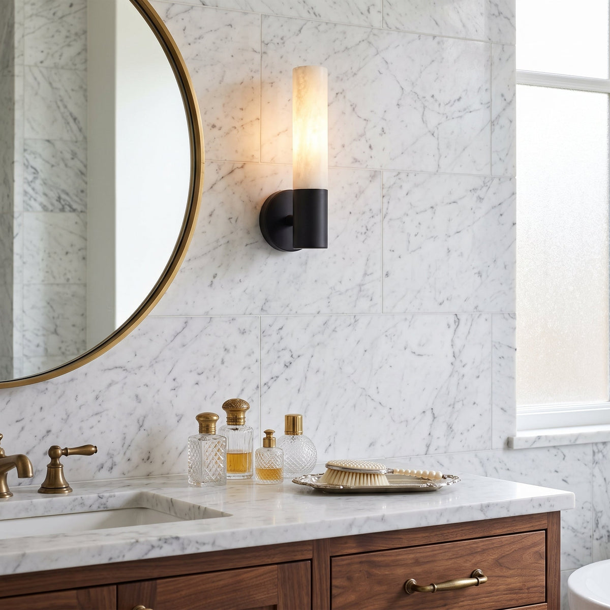 Villars Alabaster Wall Sconce — product view 6