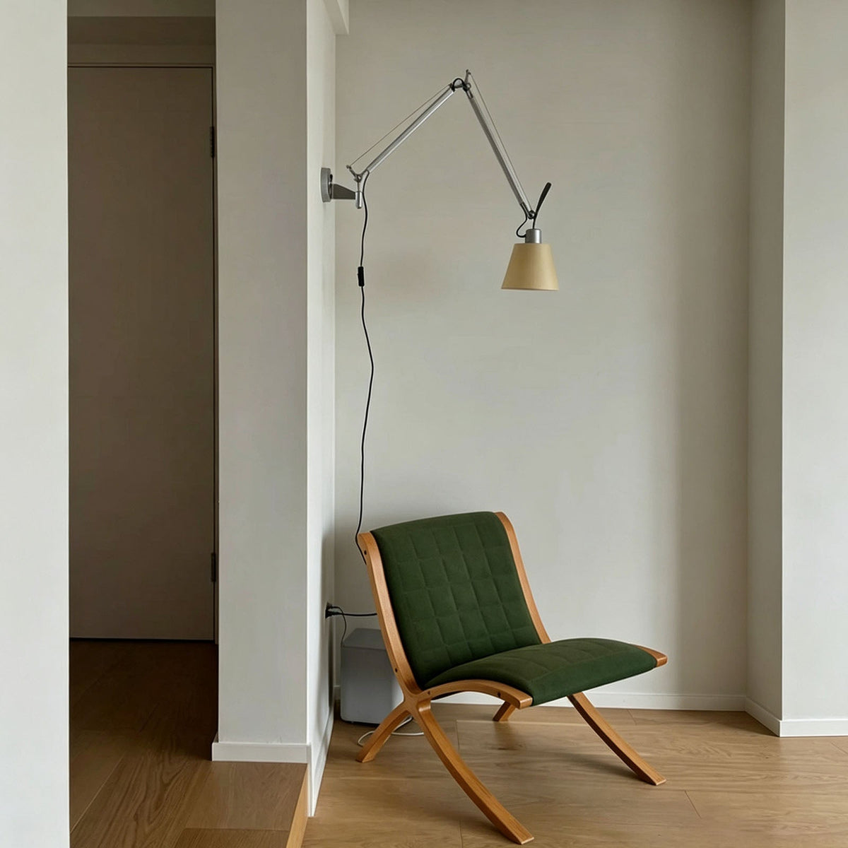WOMO Mid Century Modern Swing Arm Wall Lamp-WM3204 — product view 4