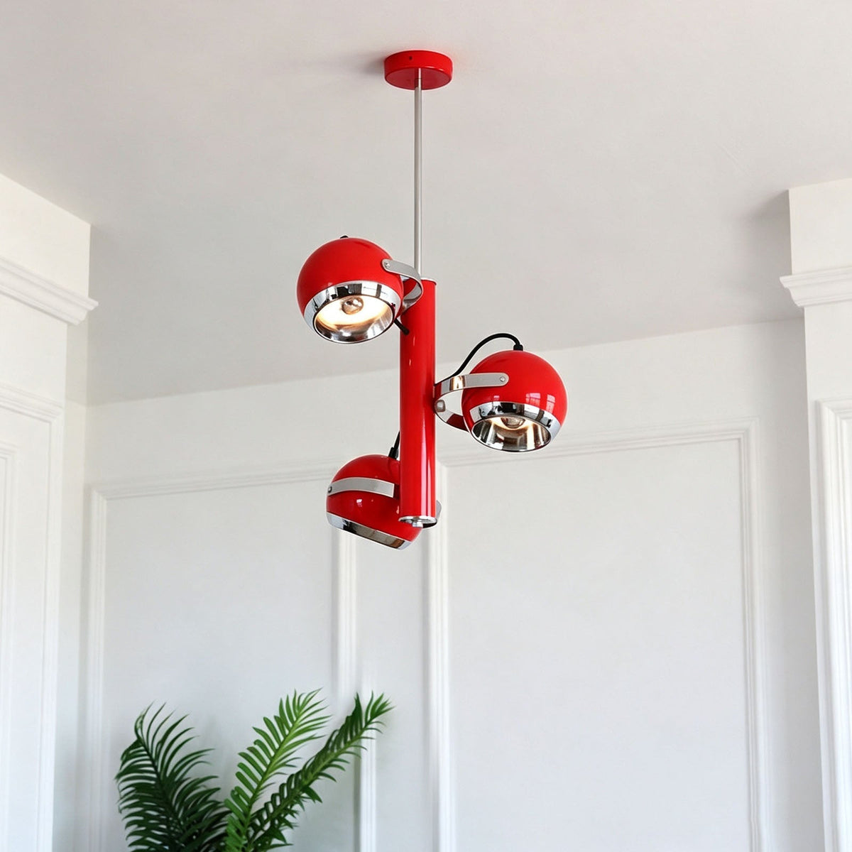 WOMO Memphis Multi‑head Globe Pendant Light-WM3240 — product view 6