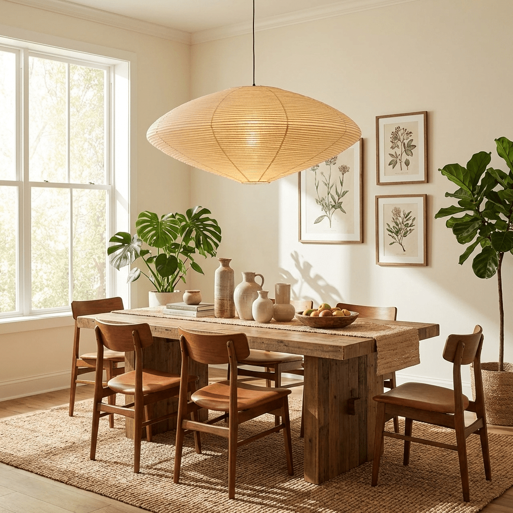 Washi Paper 15A 21A 26A Pendant Light — product view 2