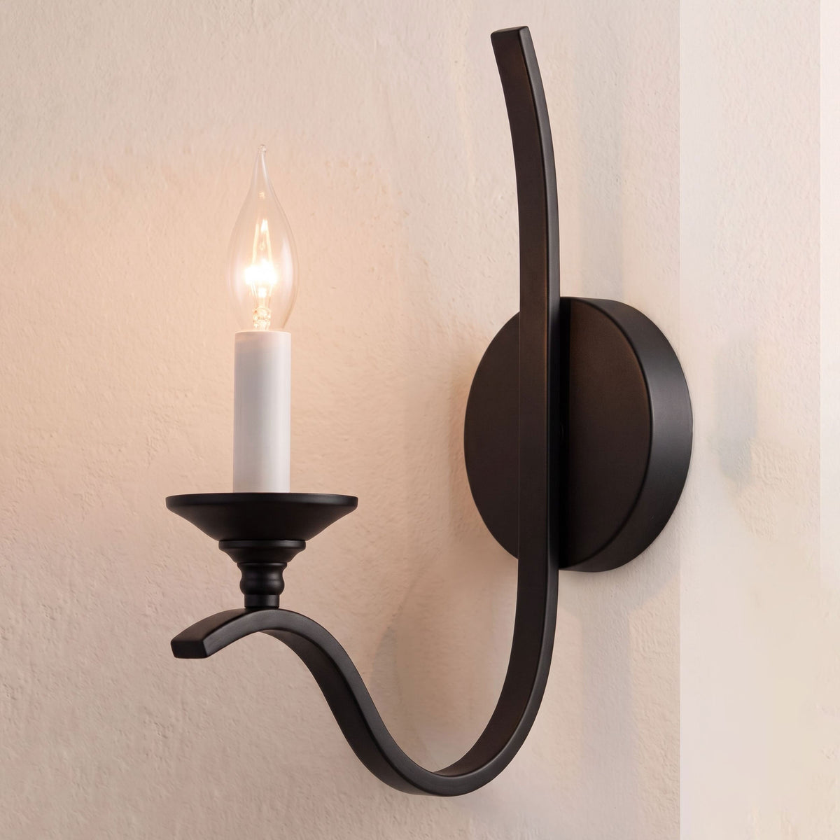 Calder Wave Arm Wall Sconce — product view 4
