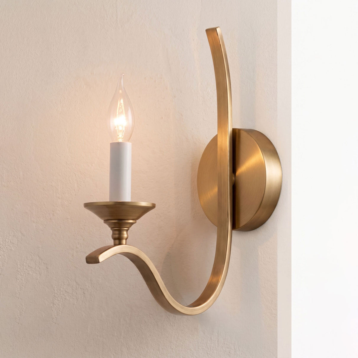 Calder Wave Arm Wall Sconce — product view 6