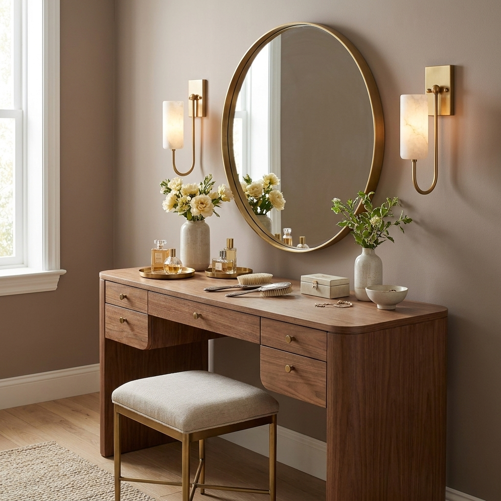 Wishbone Alabaster Wall Sconce — product view 2