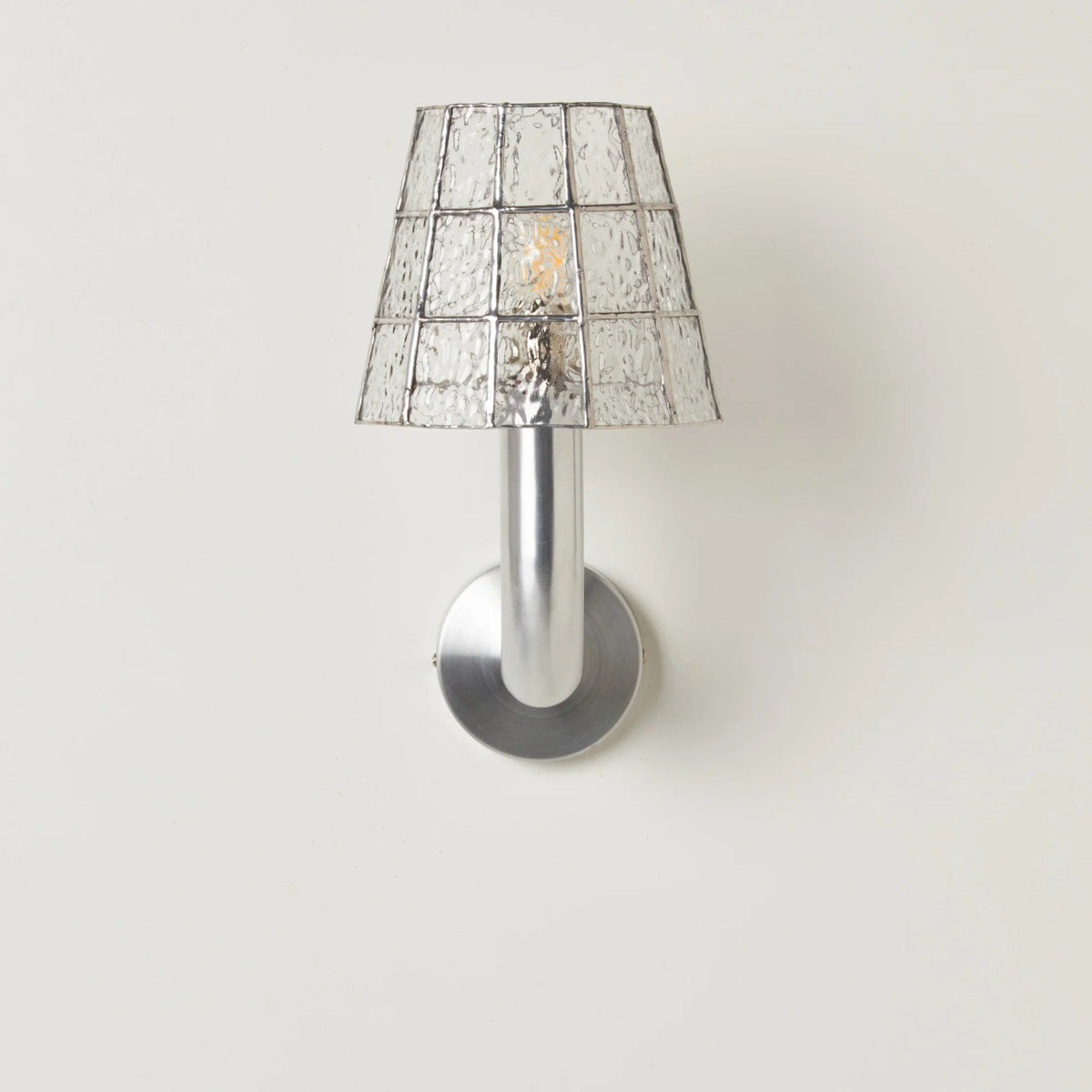 Wren Faceted Glass Wall Sconce — product view 5