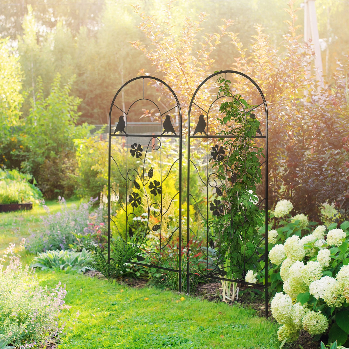 2 Pack Garden Trellis for Climbing Plants, 39" Tall — product view 4