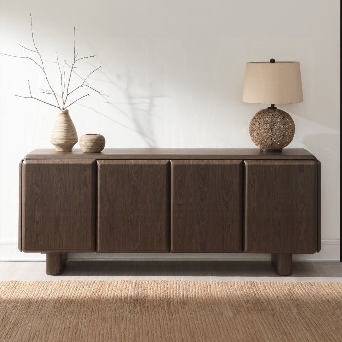 Lanza Dark Walnut Server Buffet Console Cabinet – AC05339 — product view 1