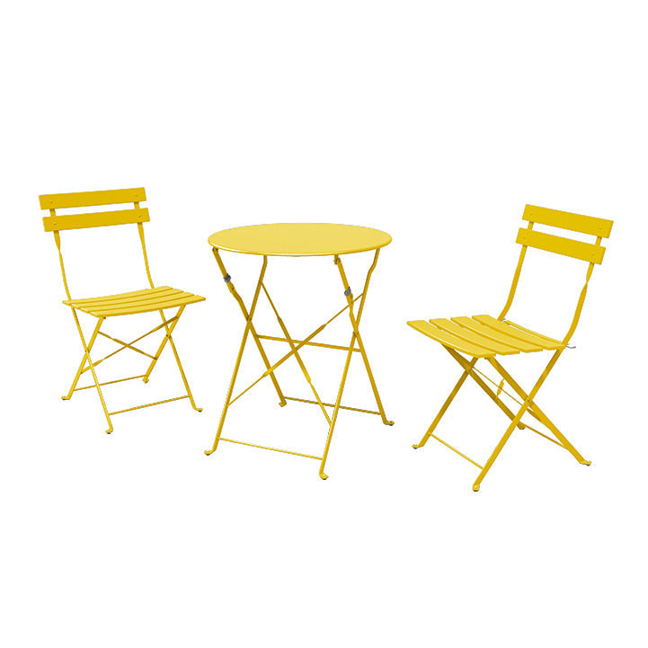 LOUNGE YARD Outdoor Premium Steel 3-Piece Foldable Patio Sets — product view 4