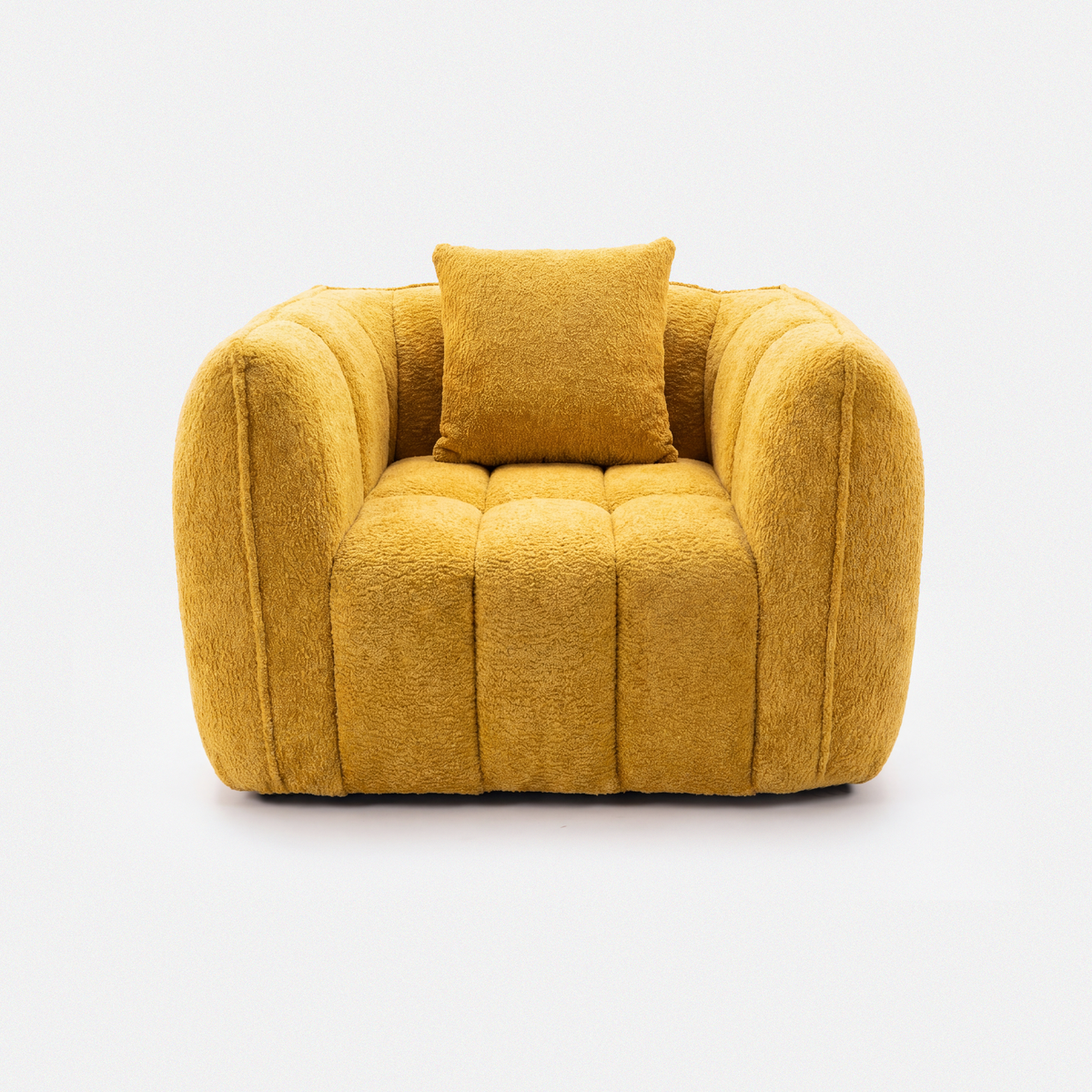 Melo Plush Accent Lounge Chair — product view 1
