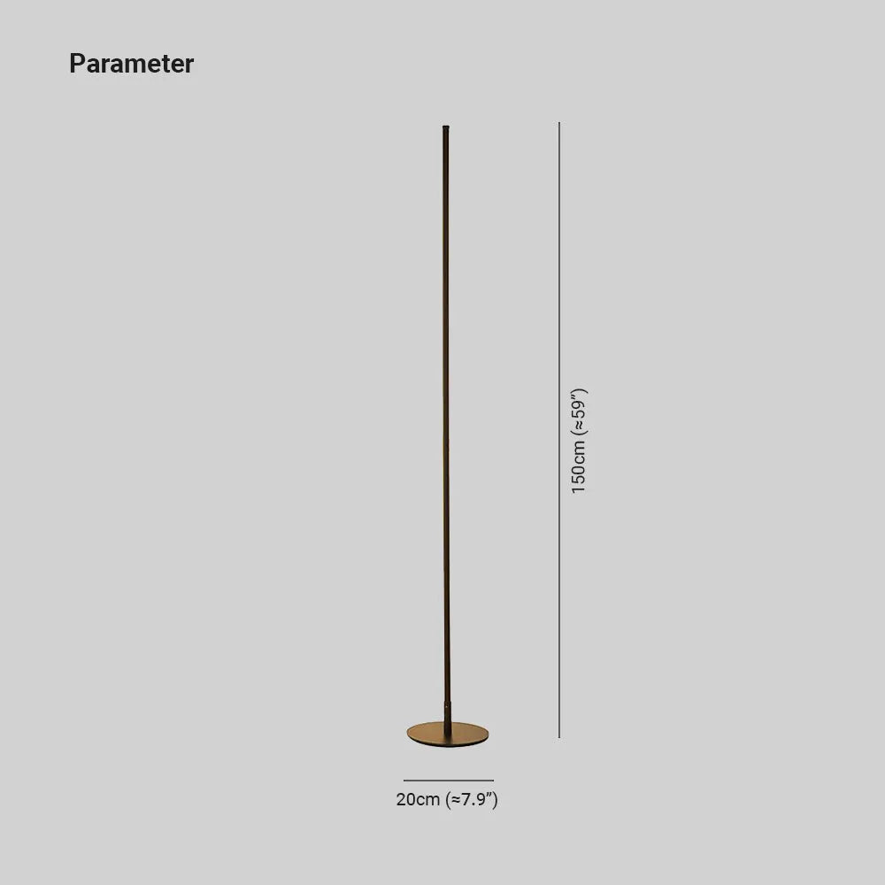 Mira Modern Minimalist Linear Floor Lamp — product view 6