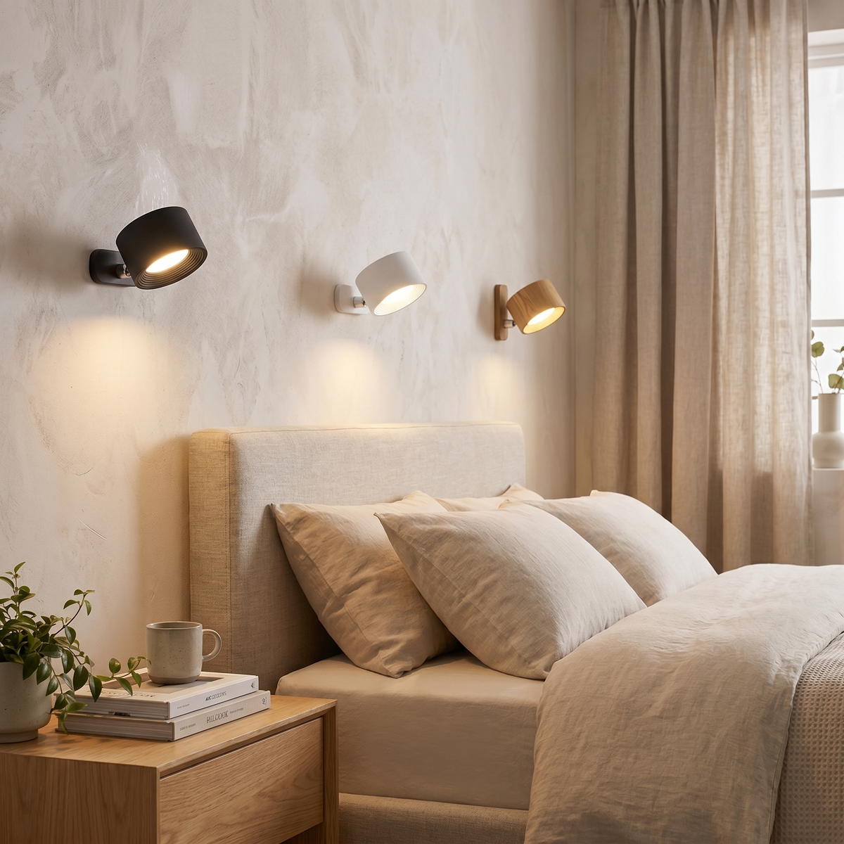 Cordless Wall Lamp, Magnetic Mount, 360° Adjustable, Dimmable, USB-C — product view 7