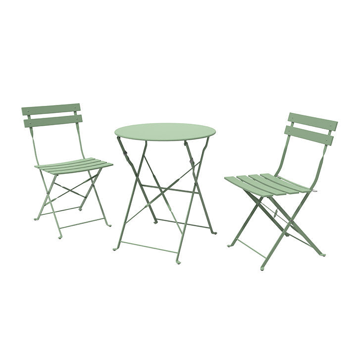 LOUNGE YARD Outdoor Premium Steel 3-Piece Foldable Patio Sets — product view 2