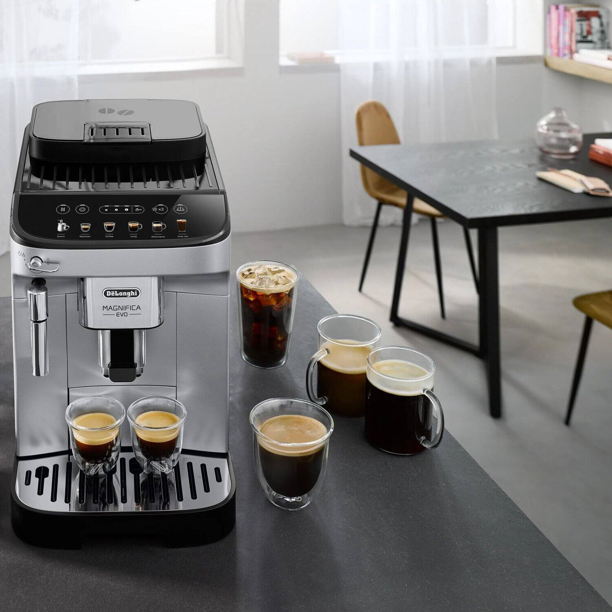 Magnifica Evo Six-Recipe Espresso Machine — product view 3