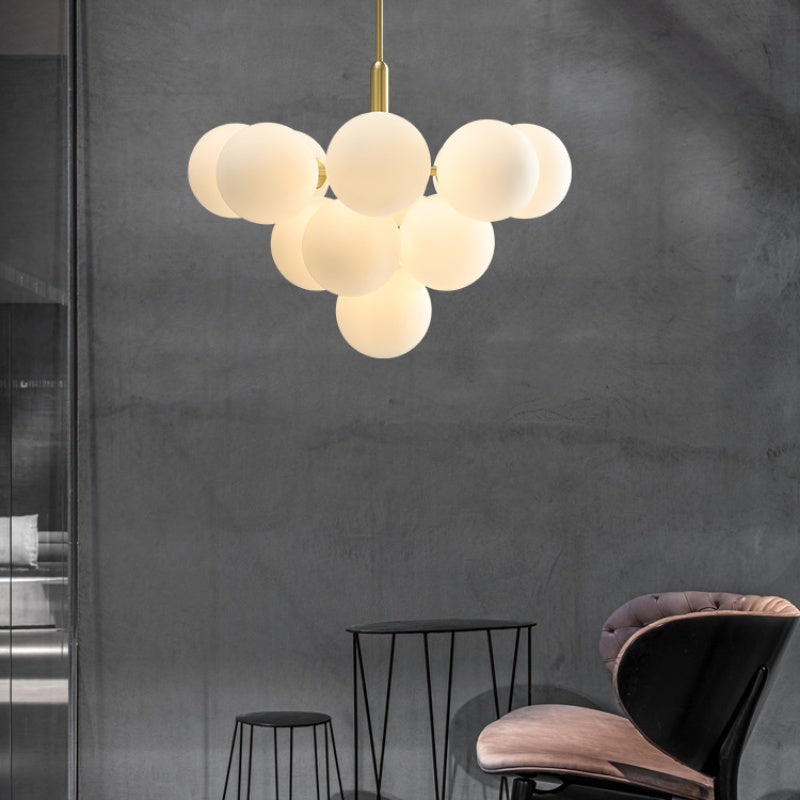 Valentina Nordic LED Chandelier Metal Glass Living Room/Bedroom — product view 7