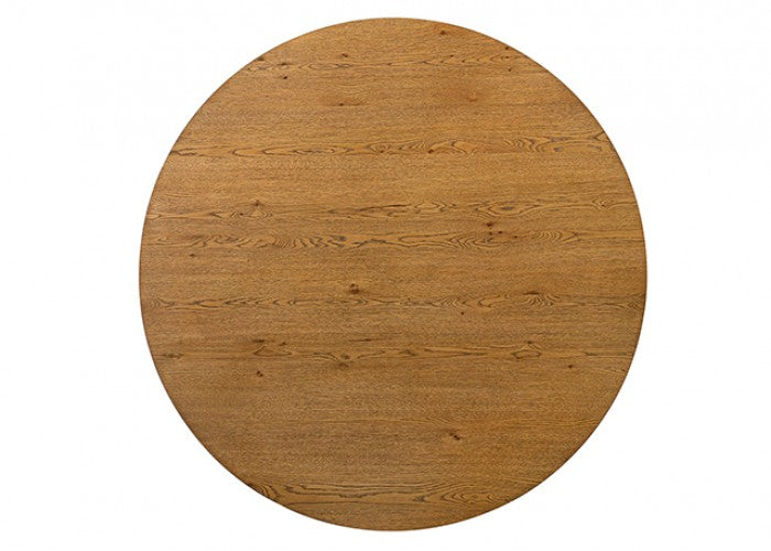 Orsino Walnut Veneer 59" Round Dining Table Set 5-Pc – FM32008WN-3223W-5PC — product view 3