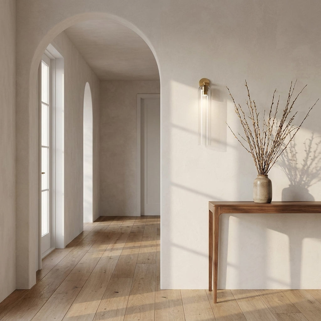 Lumira | Mouth Blown Art Glass Wall Sconce Accent Light for Bedside and Hallway — product view 3