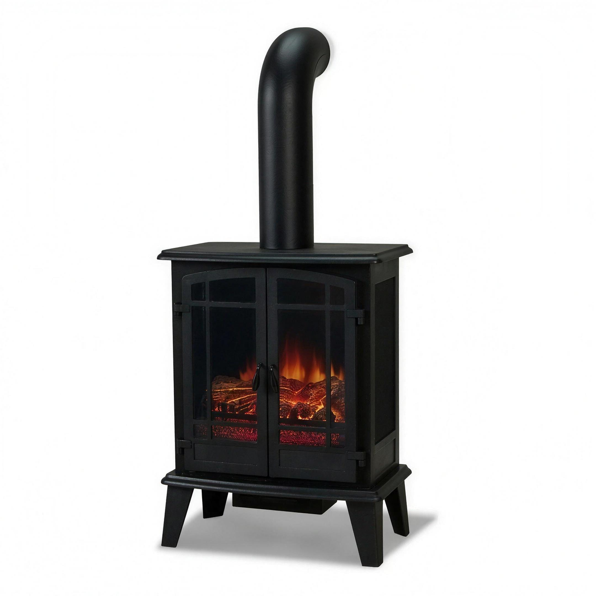 Stove Electric Fireplace for Living Room or Bedroom, Realistic Log and Flame Effect, Freestanding Fireplace with Adju — product view 1
