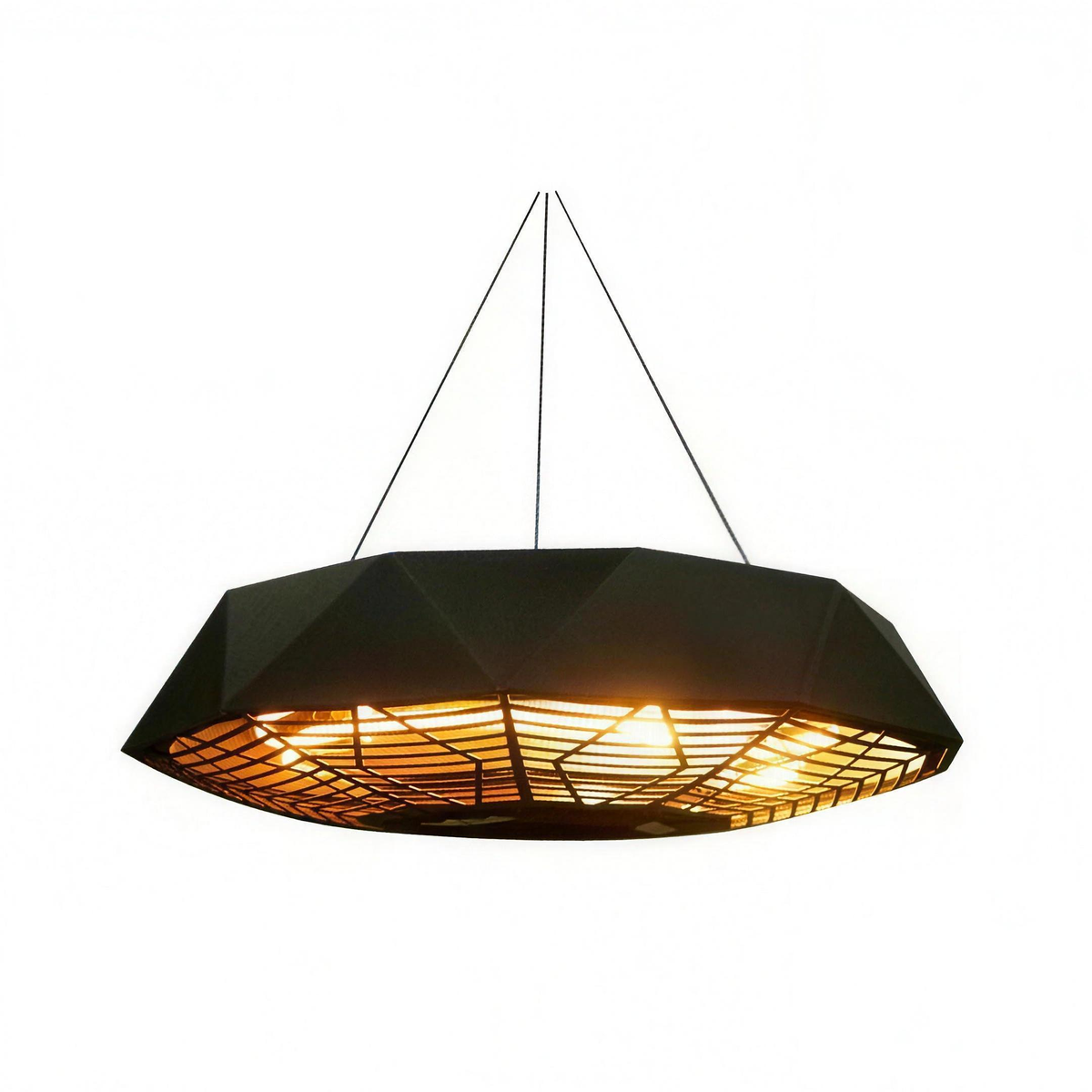 2000W Ceiling Mounted Infrared Patio Heater, Modern Mushroom Design Electric Heater for Indoor & Outdoor Dining — product view 1