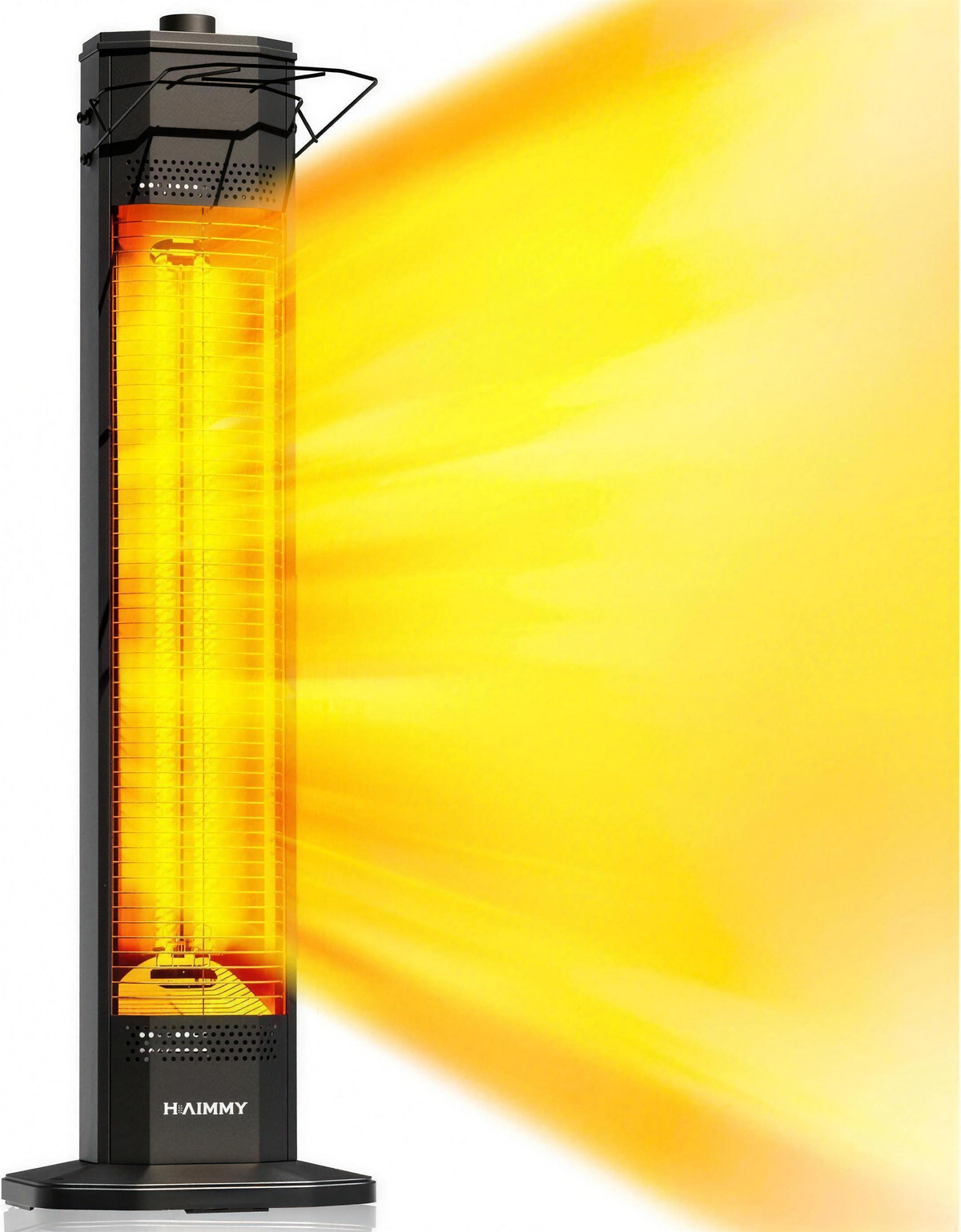 Patio Heaters for Outdoor Use, 34-Inch 1500W Indoor & Outdoor Electric Infrared Heater with 3 Heat Levels, IPX5 — product view 2