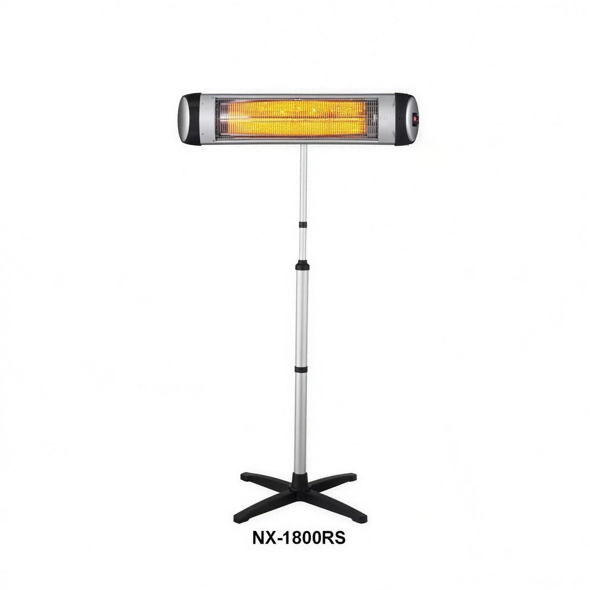 1800W Freestanding Patio Heater with Tripod Stand, Electric Outdoor Heater for Deck, Camping & Events — product view 2