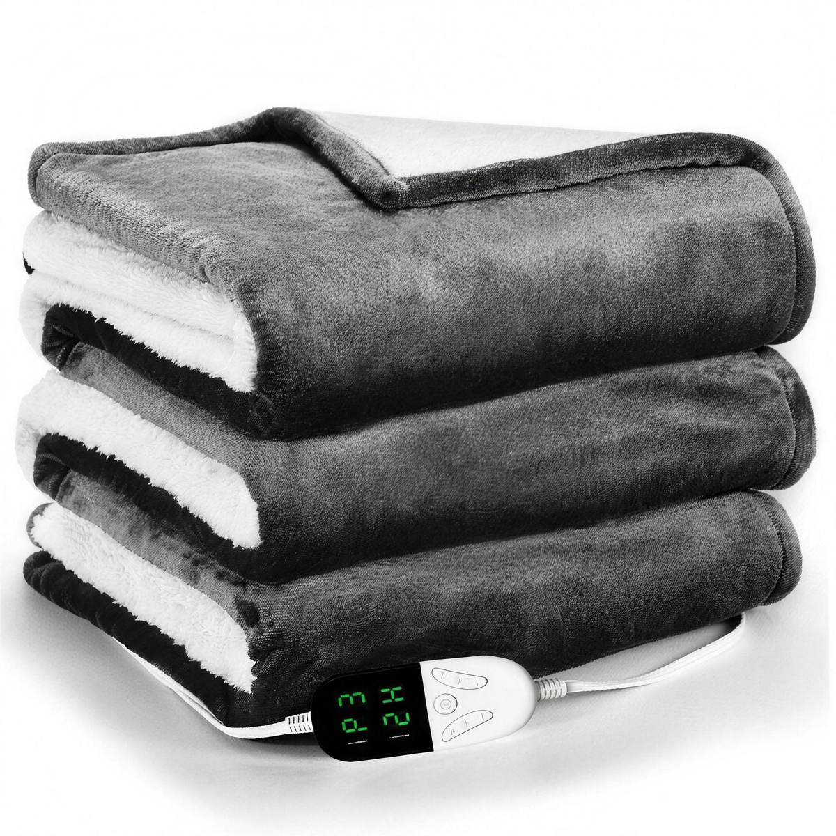 50 x 60 Inch Heated Throw Blanket with 6 Heat Levels & 4-Hour Auto-Off, Cozy Electric Lap Blanket for Couch & Reading Chair — product view 1