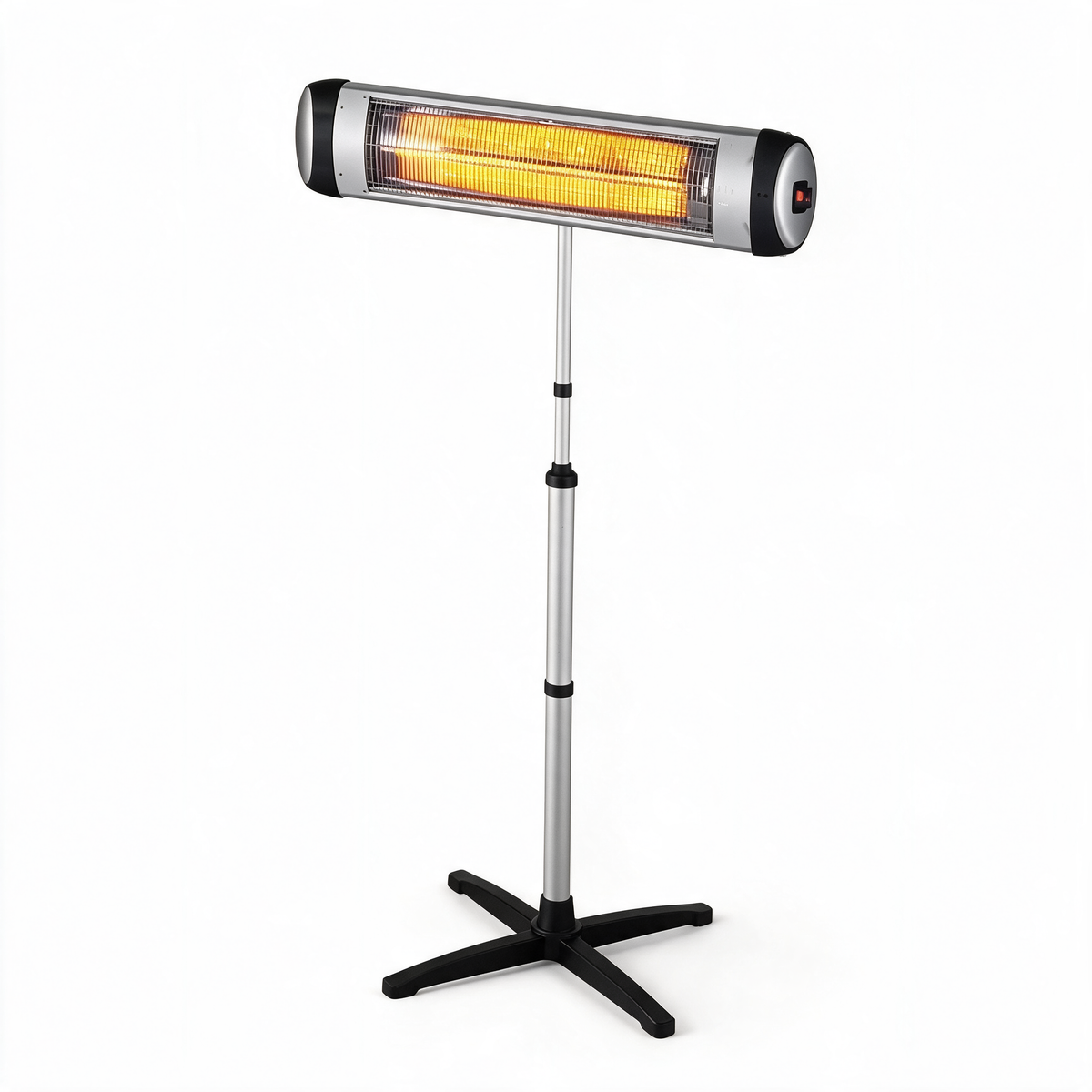 1800W Freestanding Patio Heater with Tripod Stand, Electric Outdoor Heater for Deck, Camping & Events — product view 1