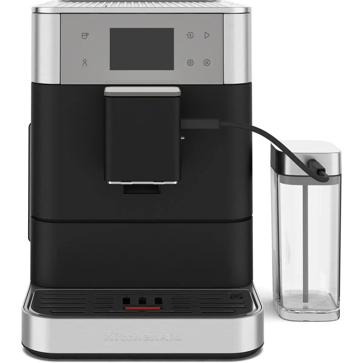 Fully Automatic Espresso Machine with Milk Attachment and Built-In Grinder — product view 6