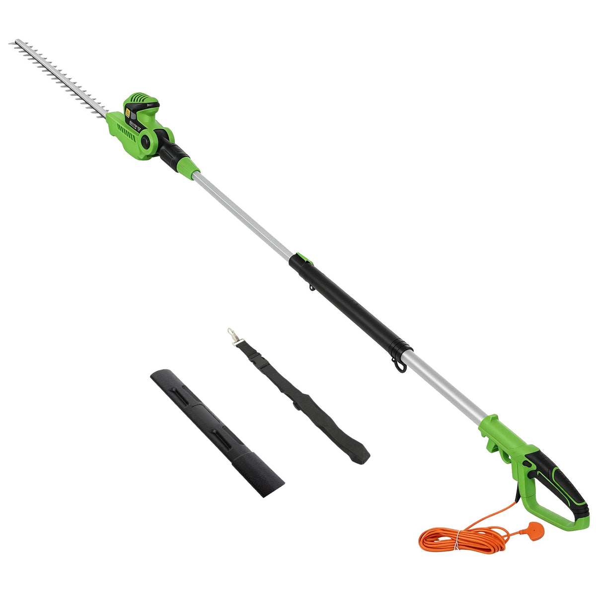 2.6 m Extendable Hedge Trimmer with 90° Head and 10 m Cable — product view 2
