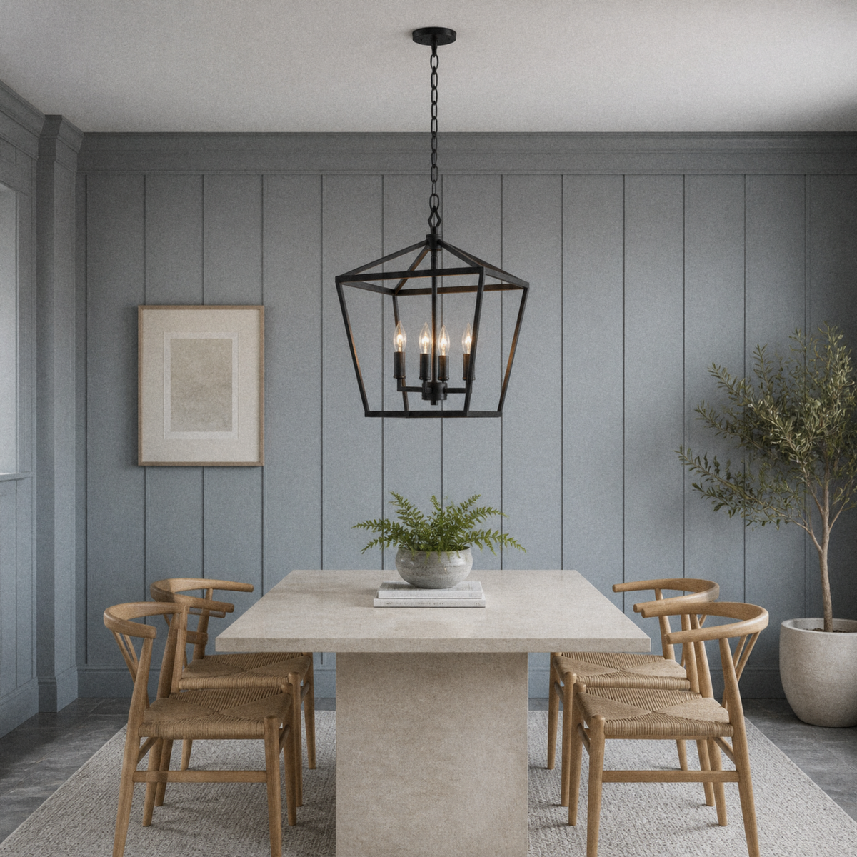 Marnau Lampaul 4-Light Lantern Chandelier — product view 6