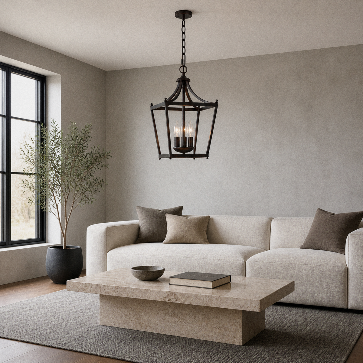 Marnau Senet 3-Light Lantern Pendant — product view 6