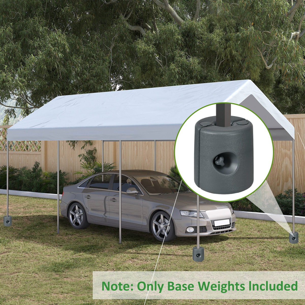 Set of 4 Gazebo Weights with Lock Design, 48KG Water or Sand Filled — product view 4