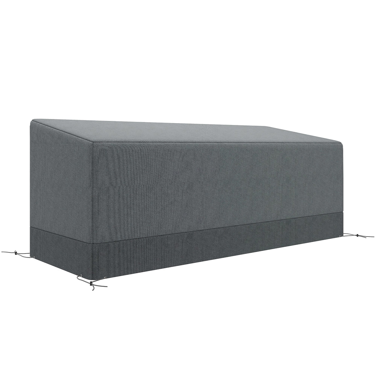 75" x 28.3" x 29.9" Waterproof Patio Sofa Cover, Grey — product view 1