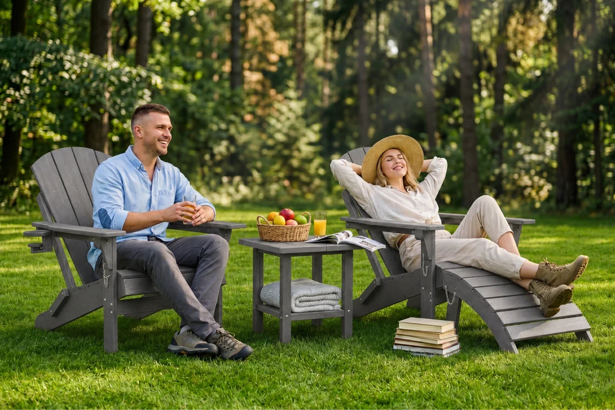 HDPE Reclining Adirondack Chair — product view 3