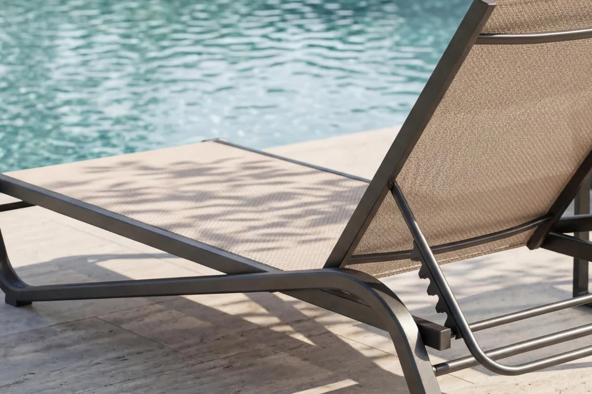 Aluminum Outdoor Chaise Lounge — product view 6