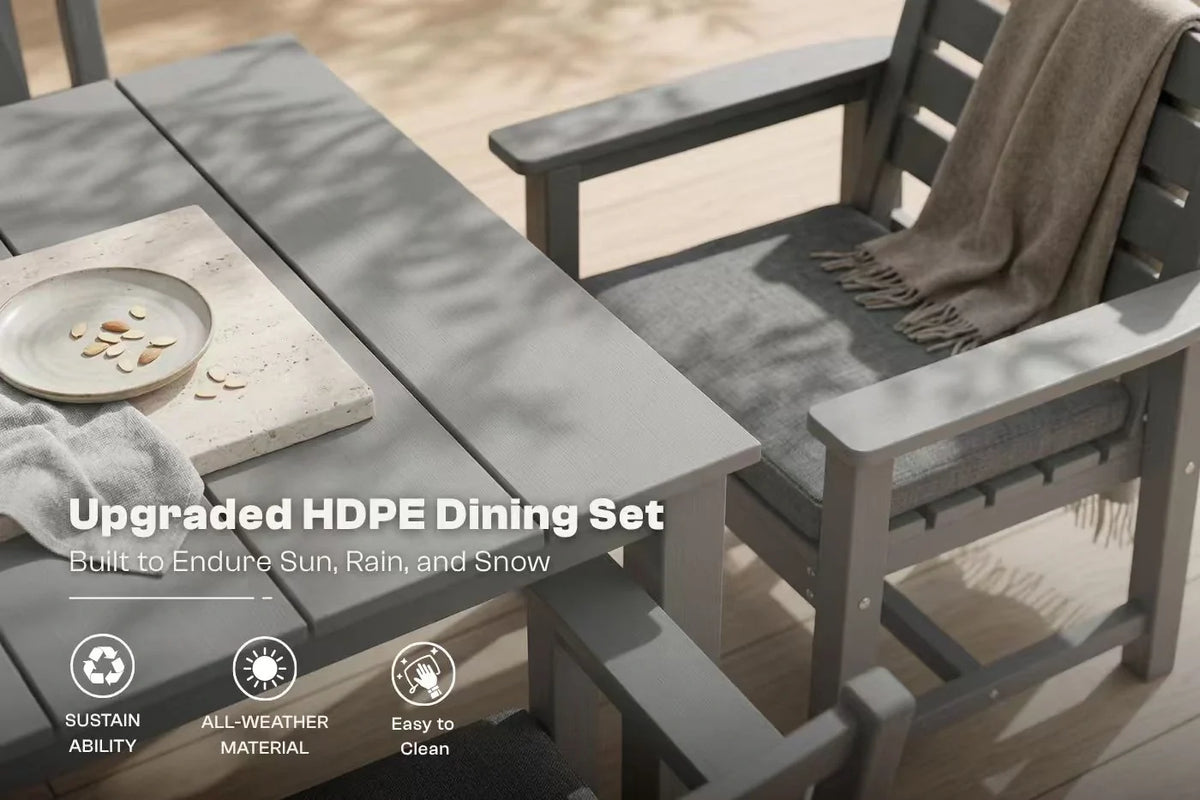 Perli™ Outdoor Dining Set - Table & Chairs — product view 5