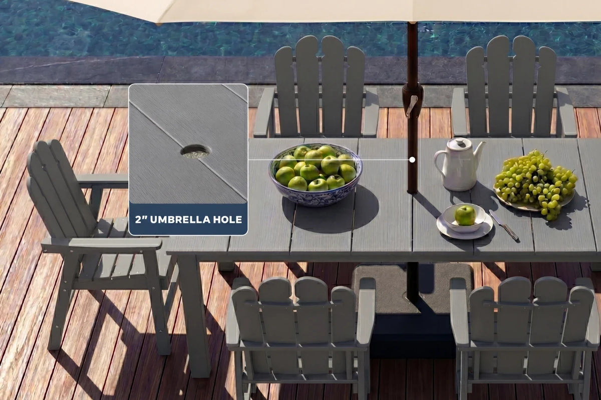 Wave™ All-Weather HDPE Outdoor Dining Set — product view 5
