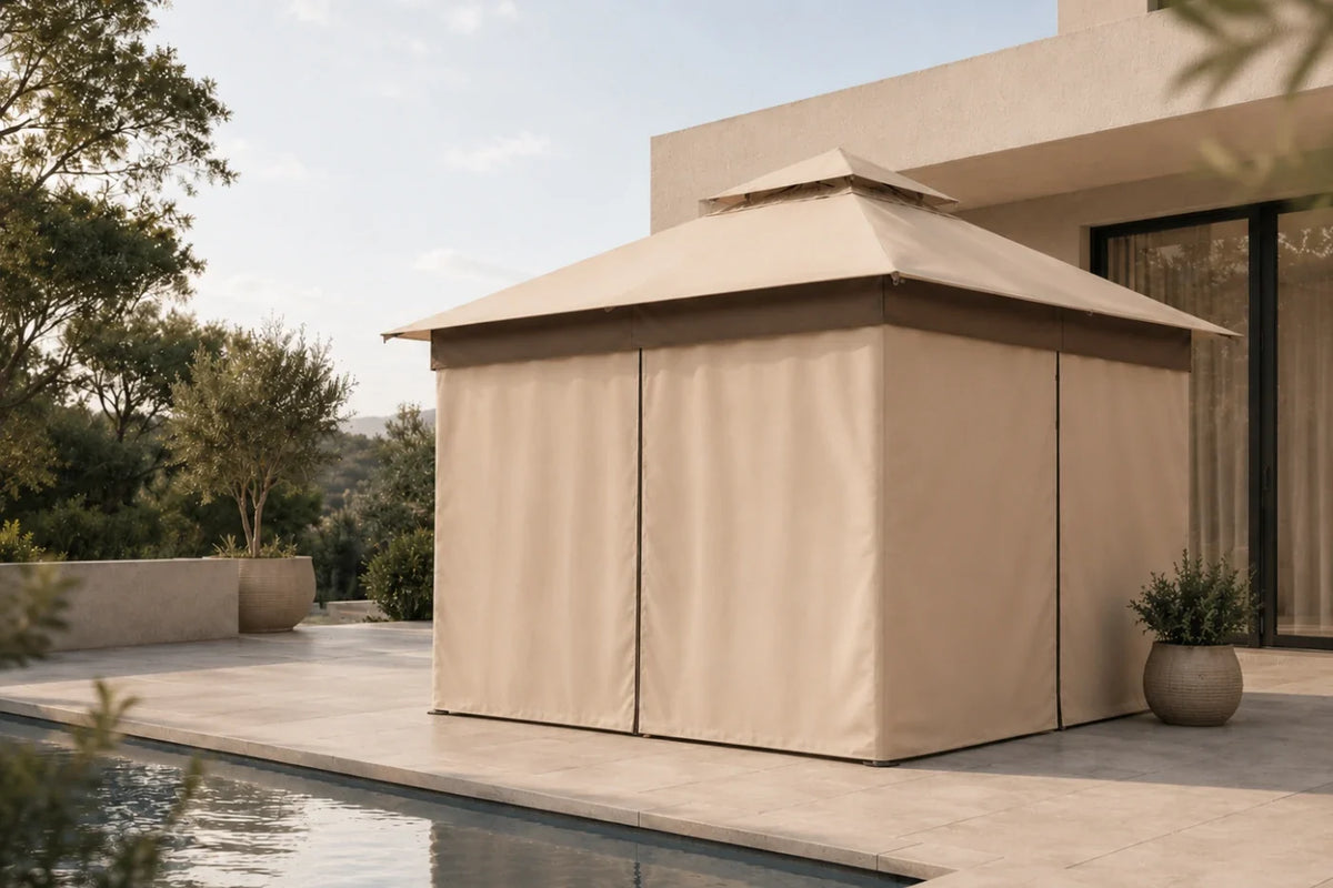 Double Roof Soft Top Gazebo — product view 6