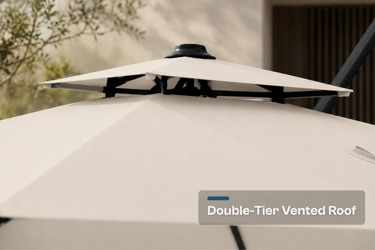 Square Cantilever Umbrella — product view 7