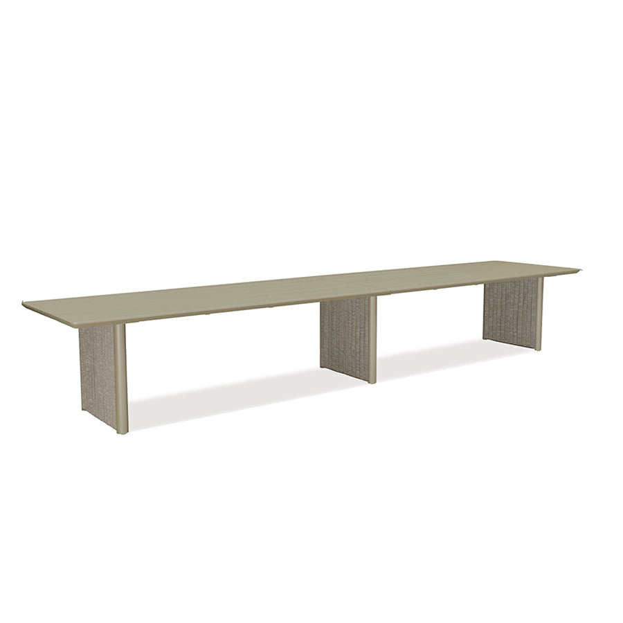 PURPLE LEAF Sanori Patio Dining Table Aluminum Modern Large Weather-Resistant Table for Garden Deck — product view 1