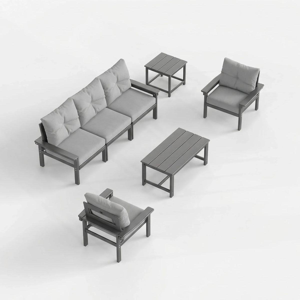 HDPE Sectional Patio Couch Set — product view 1